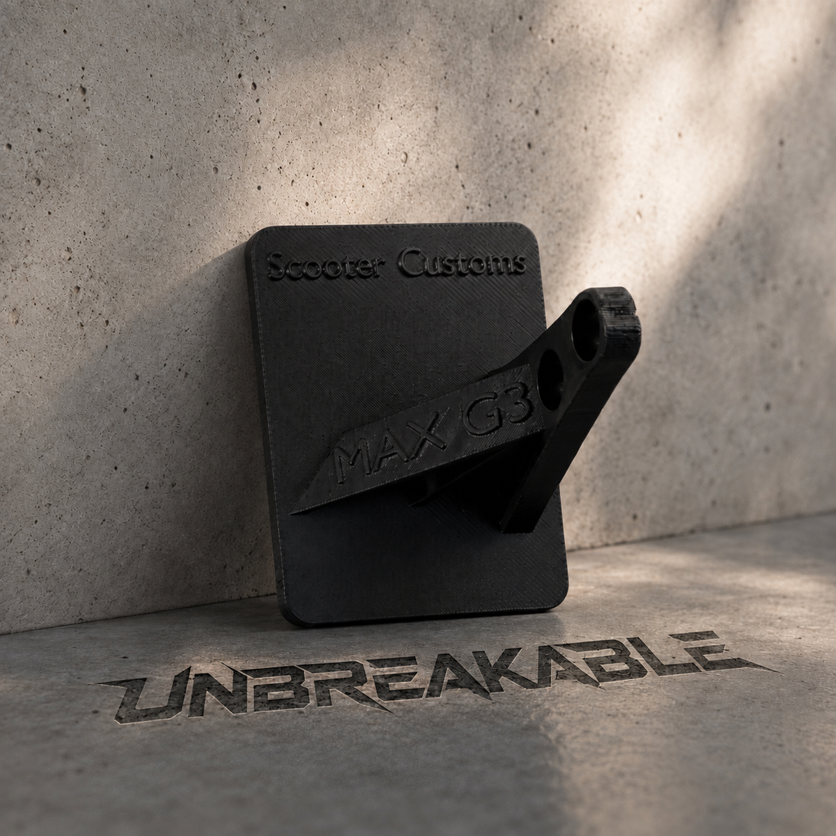 Ninebot Max G3 UNBREAKABLE Kennzeichenhalterung